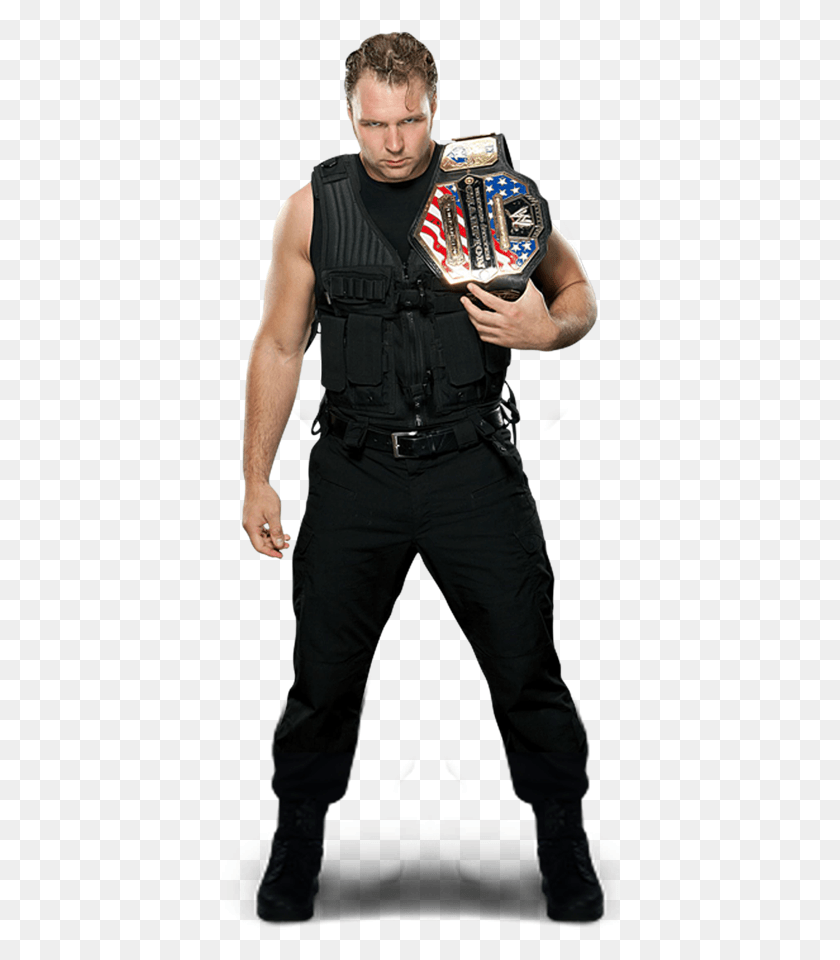 401x900 Dean Ambrose Pose Dean Ambrose Full Body, Person, Clothing, Military Uniform HD PNG Download