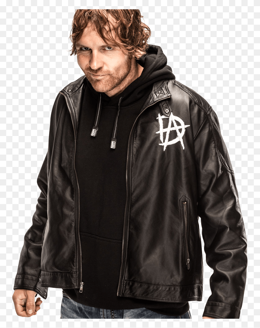 761x1001 Dean Ambrose Seth Rollins Wwe Dean Ambrose Roman Dean Ambrose Leather Jacket, Coat, Clothing, Apparel HD PNG Download