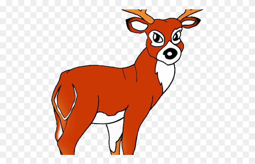 505x481 Dear Clipart Animal Red Deer Clipart, Wildlife, Mammal, Horse HD PNG Download