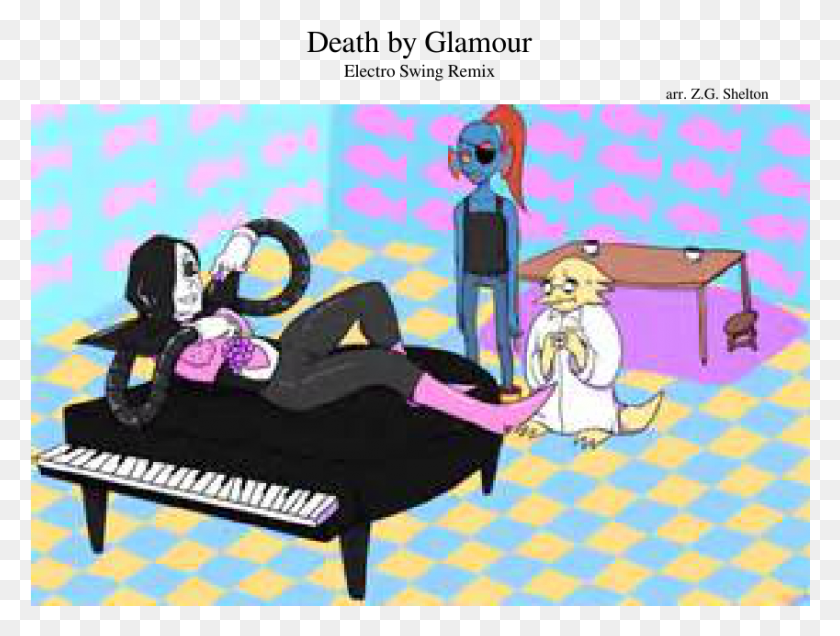 849x628 Death By Glamour Electro Cartoon, Modern Art, Leisure Activities HD PNG Download