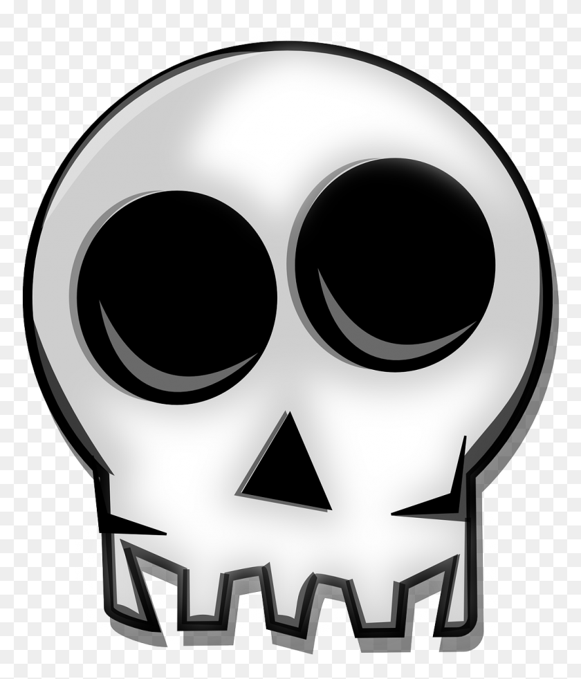 1064x1258 Death Clipart Skull Bone Muerte Logo, Alien, Mask, Stencil HD PNG Download