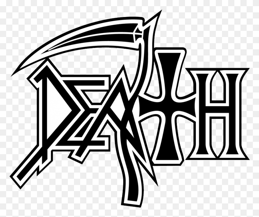 901x744 Death Logo Death Band Logo, Text, Symbol, Trademark HD PNG Download