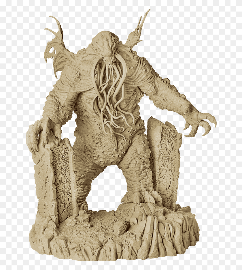 664x876 Death May Die Cthulhu Death May Die Cmon, Statue, Sculpture HD PNG Download