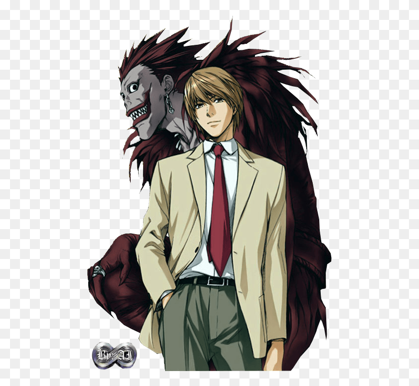 491x715 Death Note Light, Tie, Accessories, Accessory HD PNG Download