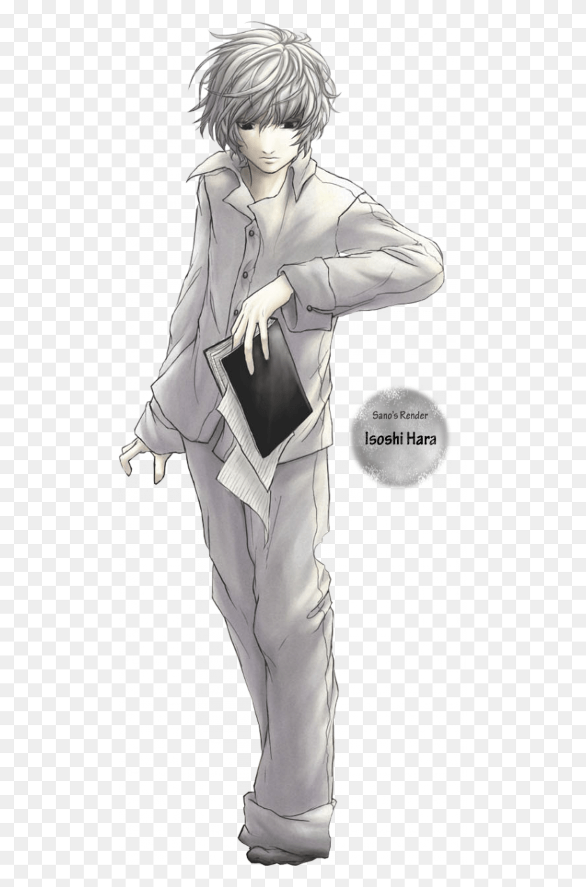 500x1212 Death Note Near Near Death Note Standing, Clothing, Apparel, Person HD PNG Download