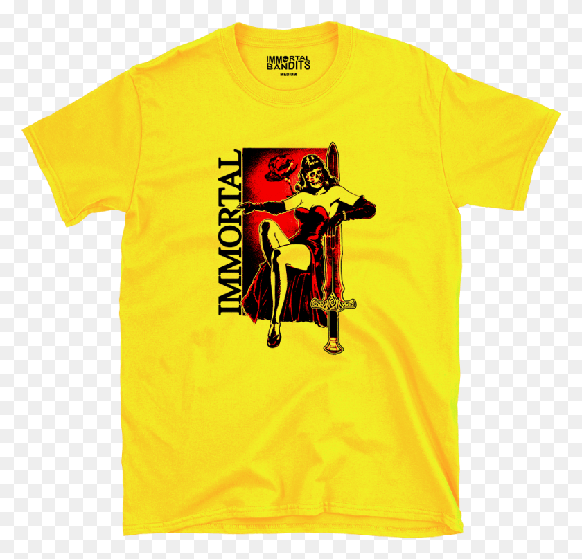 951x912 Descargar Png / Camiseta De La Nota De Muerte Camiseta De Mickey Mouse Amarillo, Ropa, Vestimenta, Camiseta Hd Png