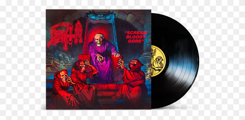 601x354 Death Scream Bloody Gore Vinyl Reissue, Person, Human, Clothing HD PNG Download