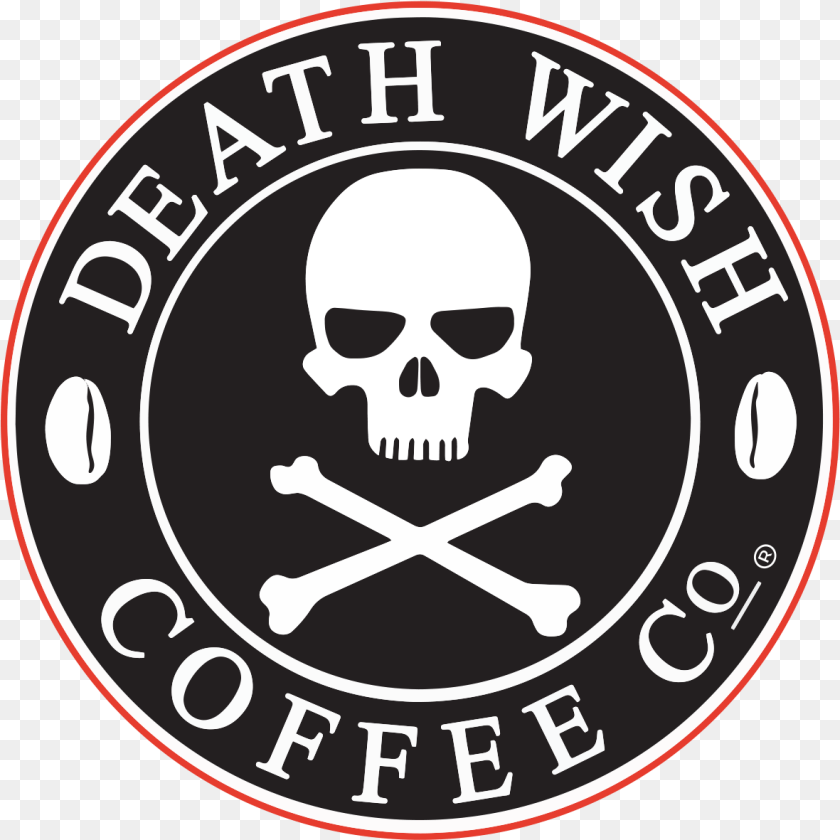 Death Wish Coffee, Emblem, Symbol, Face, Head Sticker PNG