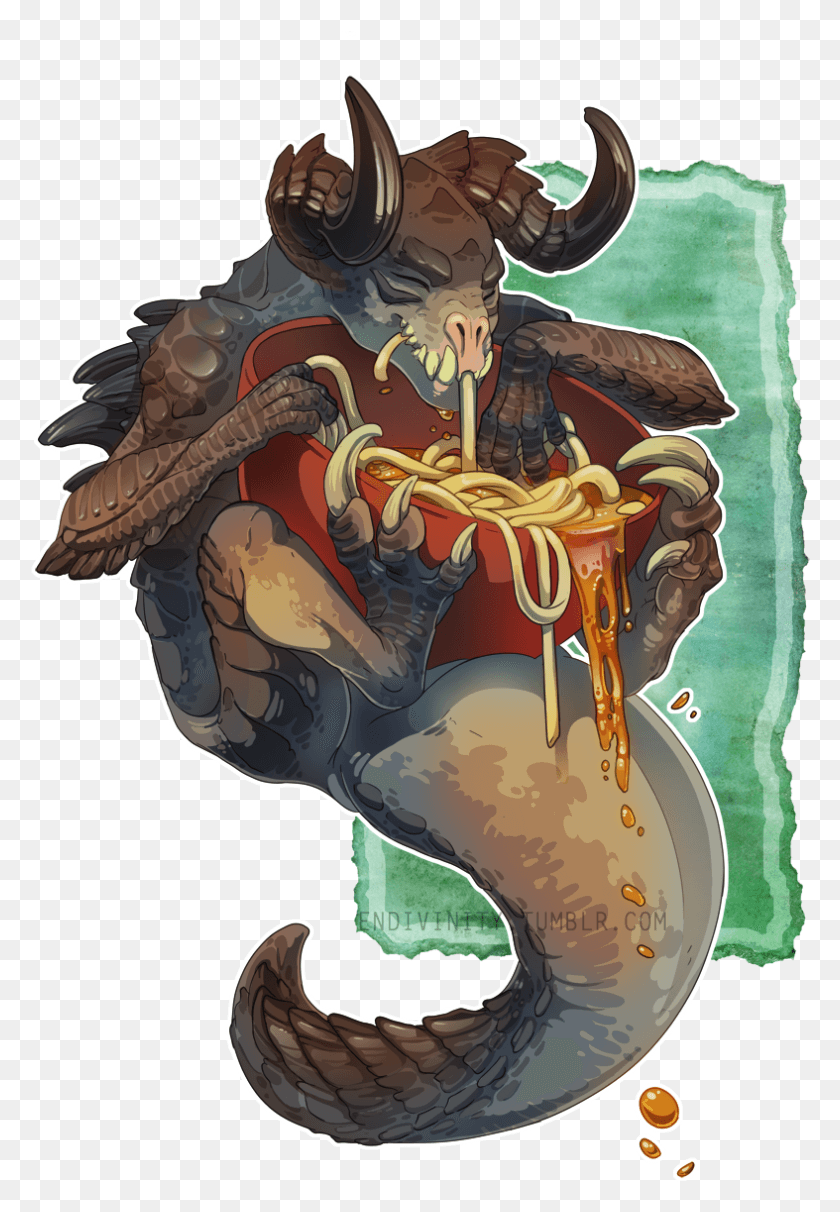 787x1163 Deathclaw Eatin Them Noodles Imagine How Much They39d Fallout 4 Deathclaw Fanart, Angel, Archangel HD PNG Download