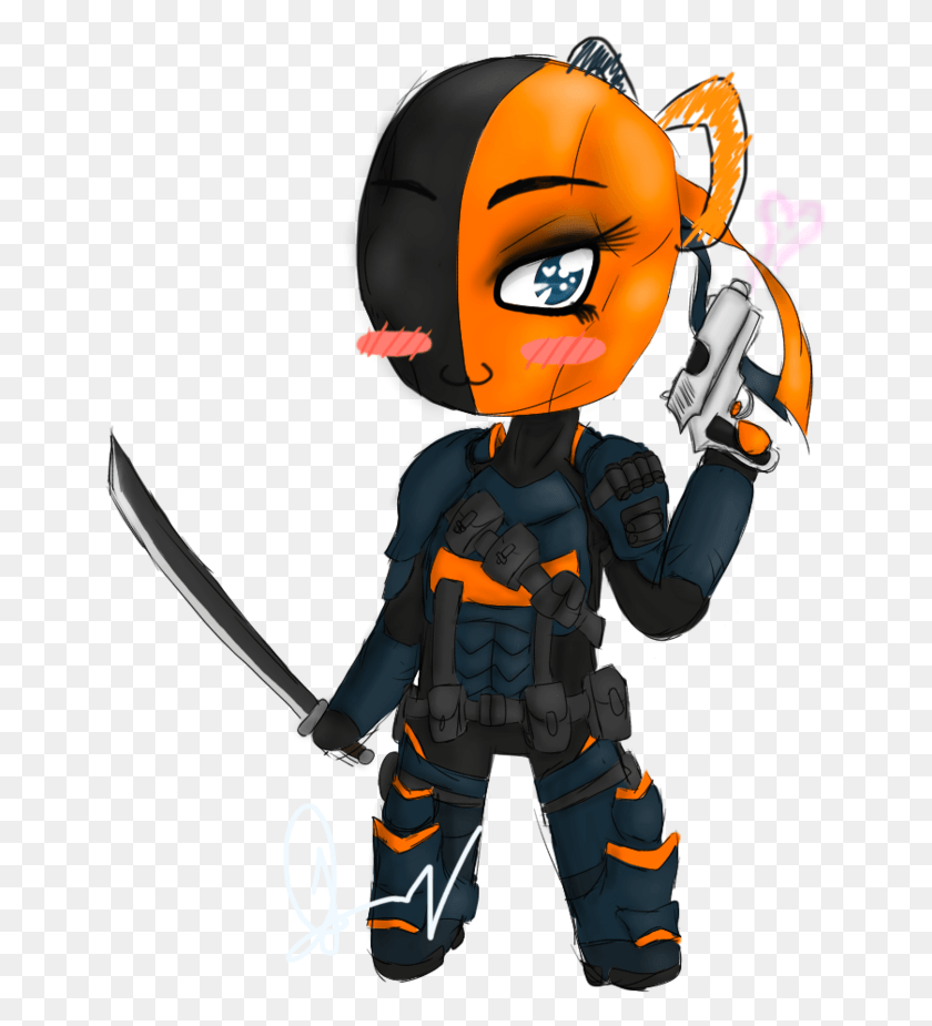 652x865 Deathstroke Clipart Minion Chibi Deathstroke, Helmet, Clothing, Apparel HD PNG Download