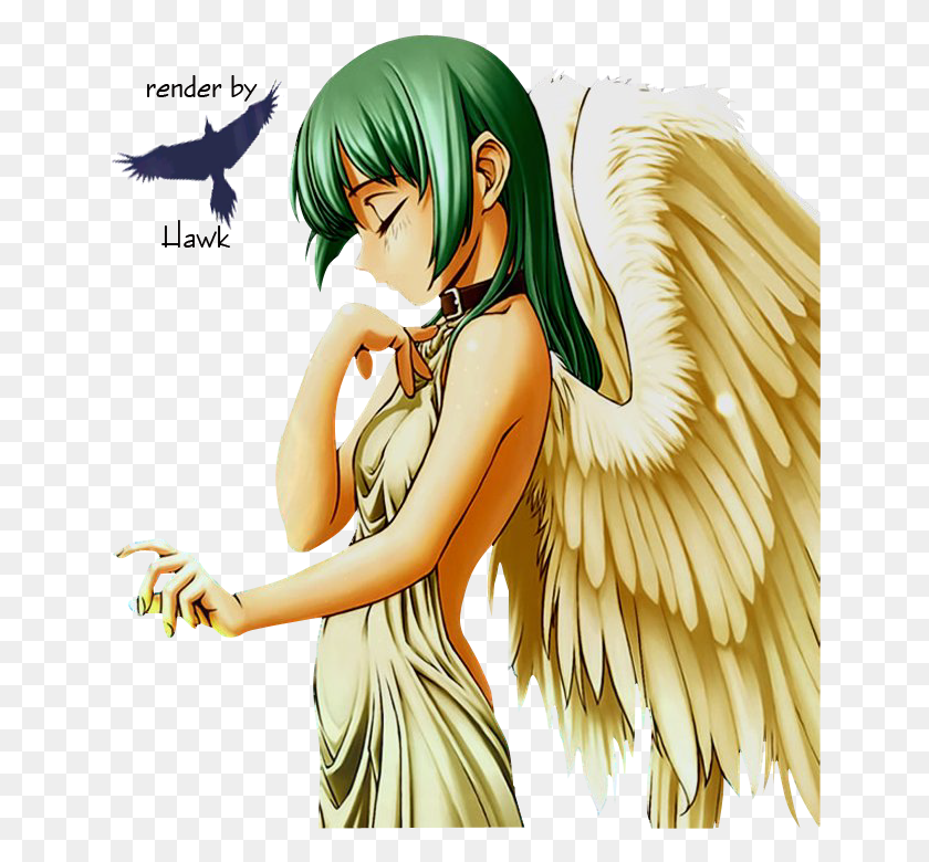 644x720 Dec 2010 Angel Anime Girl Earth, Archangel, Person HD PNG Download