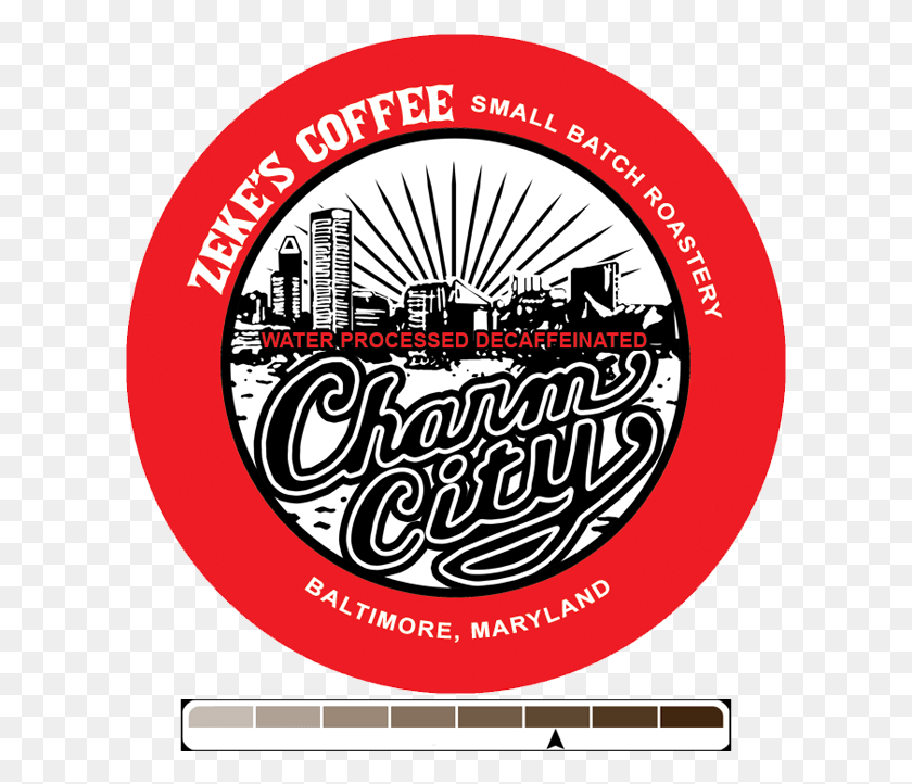 609x662 Decaf Charm City Blend Graphic Design, Logo, Symbol, Trademark HD PNG Download