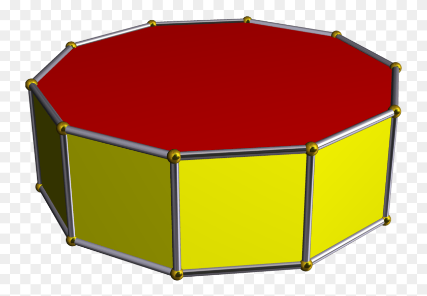 742x523 Decagonal Prism Octagonal Prism, Building, Table, Furniture HD PNG Download