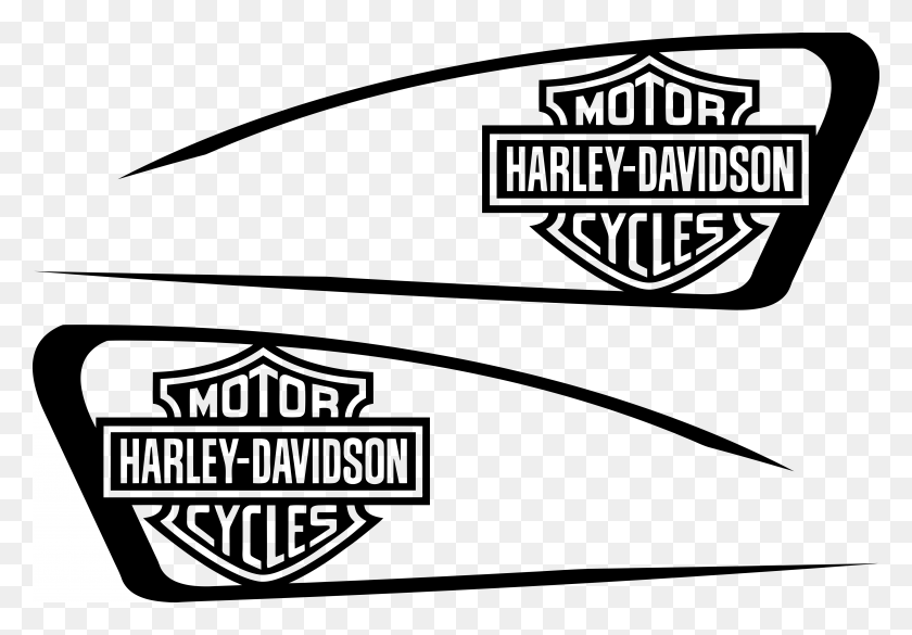 5000x3367 Decals Airbrush Gas Tank Stencils Vinyl Stencil Harley Davidson, Text, Outdoors, Logo HD PNG Download