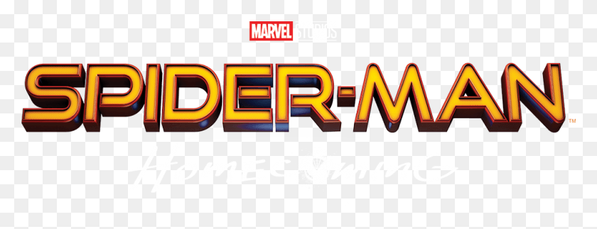 1000x338 December Spiderman Homecoming Logo, Word, Text, Building HD PNG Download