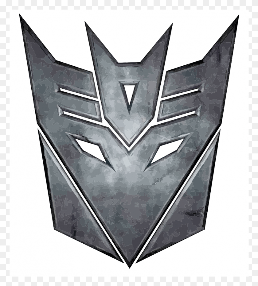 943x1055 Descargar Png Transformers Decepticon Logo Transformers Decepticon Logo, Emblema, Símbolo Hd Png