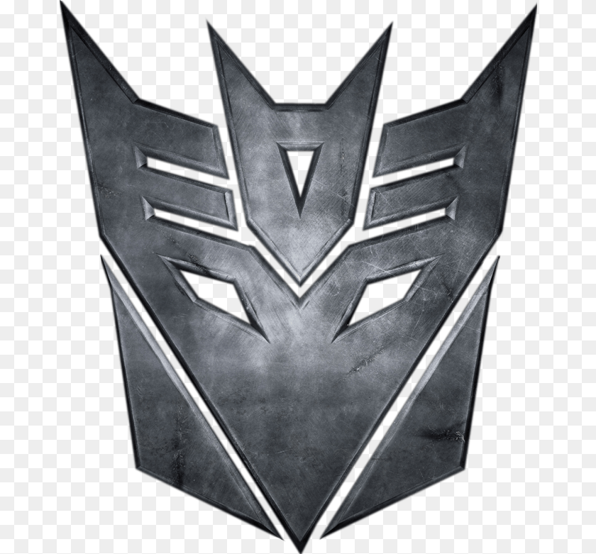673x781 Decepticon Movie Logo, Emblem, Symbol, Mailbox Sticker PNG