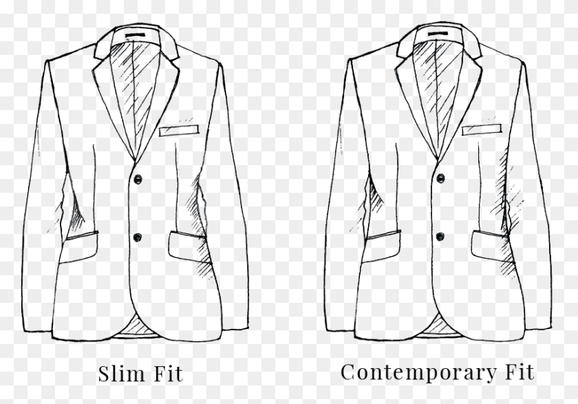 848x573 Deciding Whether You Are A Slim Or Contemporary Fit Formal Wear, Clothing, Apparel, Coat HD PNG Download