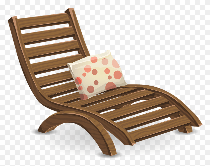 917x712 Deck Chair Clip Art, Furniture, Texture, Bench HD PNG Download