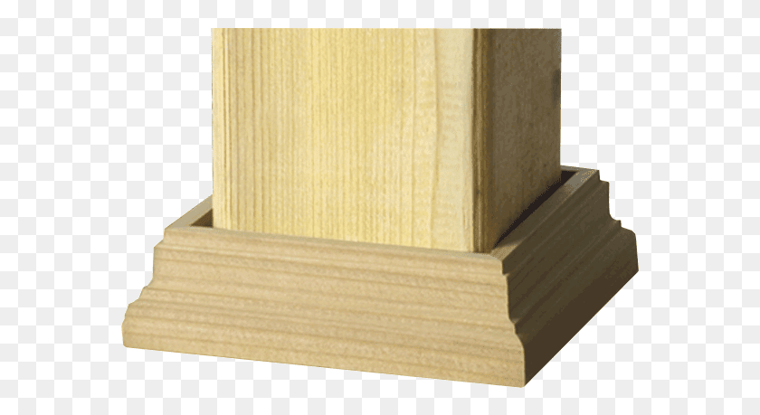 573x399 Deckorators Traditional Post Skirt Timber Verandah Post Base Covers, Wood, Plywood, Rug HD PNG Download