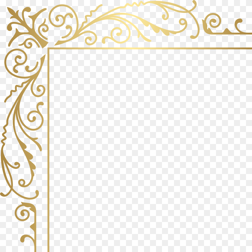 Deco Clipart Corner, Art, Floral Design, Graphics, Pattern PNG