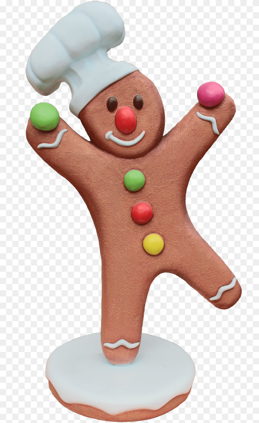Deco Noel Pain D Pice, Icing, Cookie, Cream, Dessert Sticker PNG