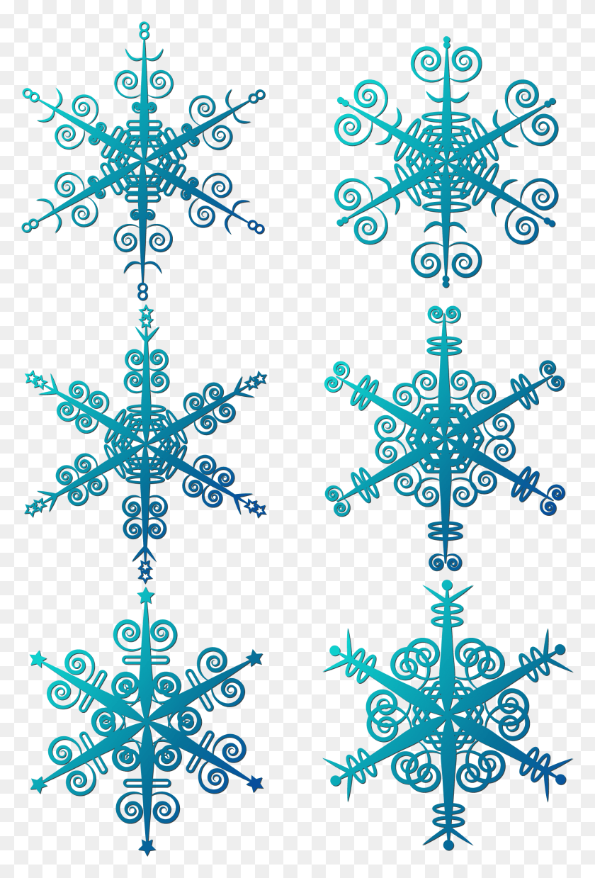1863x2816 Decoracin De Copo Nieve Azul Minimalista Elemento, Snowflake, Pattern, Ornament HD PNG Download