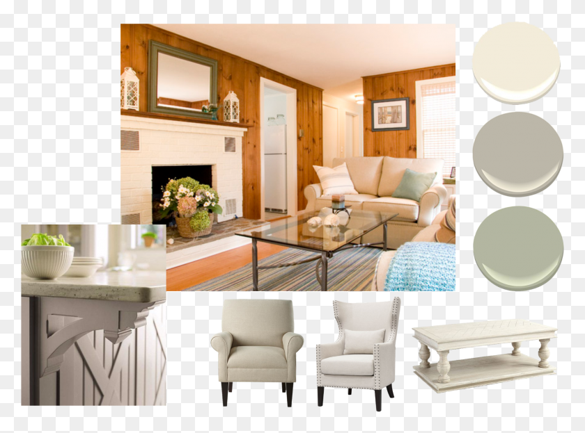 1836x1326 Decorate Wood Paneled Room, Furniture, Chair, Table HD PNG Download