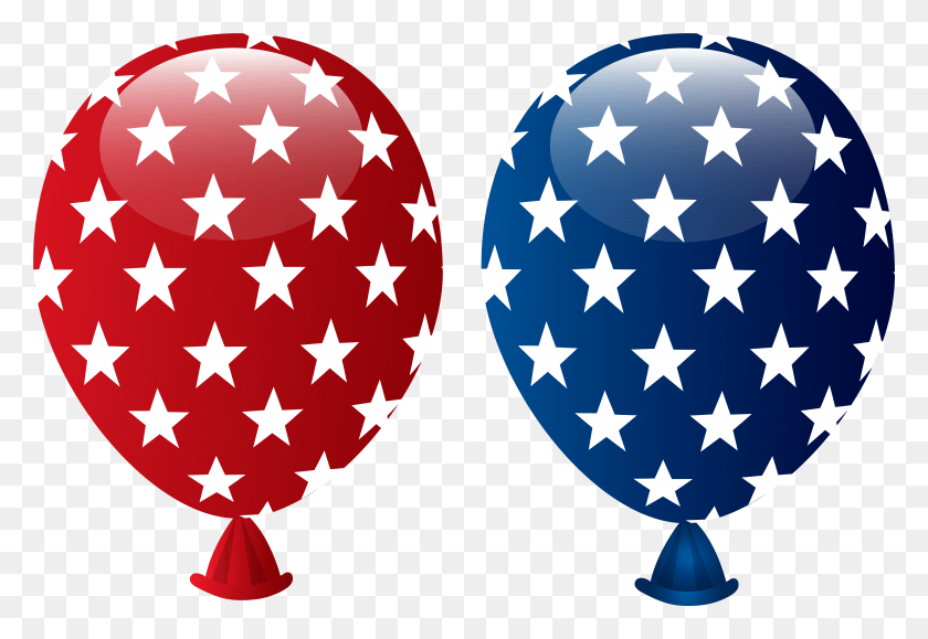 5986x3990 Decorations Clipart 4th July 4th Of July Decorations, Symbol, Logo, Trademark HD PNG Download