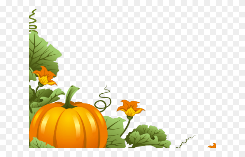 640x480 Decorative Border Clipart Thanksgiving Free Thanksgiving Clipart, Plant, Pumpkin, Vegetable HD PNG Download