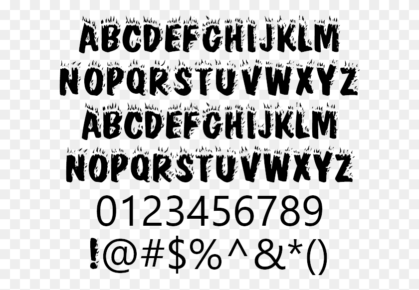 604x522 Decorative Crackling Fire Example Simple Fire Font, Gray, World Of Warcraft HD PNG Download