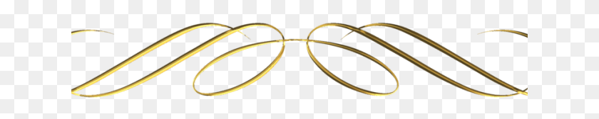 641x108 Decorative Line Gold Clipart Lines Calligraphy, Glasses, Accessories, Accessory HD PNG Download