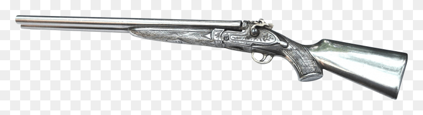 1993x434 Decorative Miniature Movable Victorian Sterling Silver Firearm, Gun, Weapon, Weaponry HD PNG Download