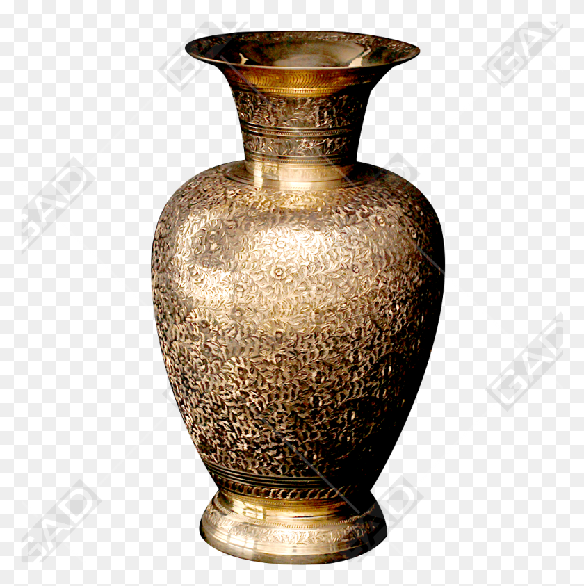 1001x1006 Decorative Pot Jasmine Black Vase, Lamp, Jar, Pottery HD PNG Download