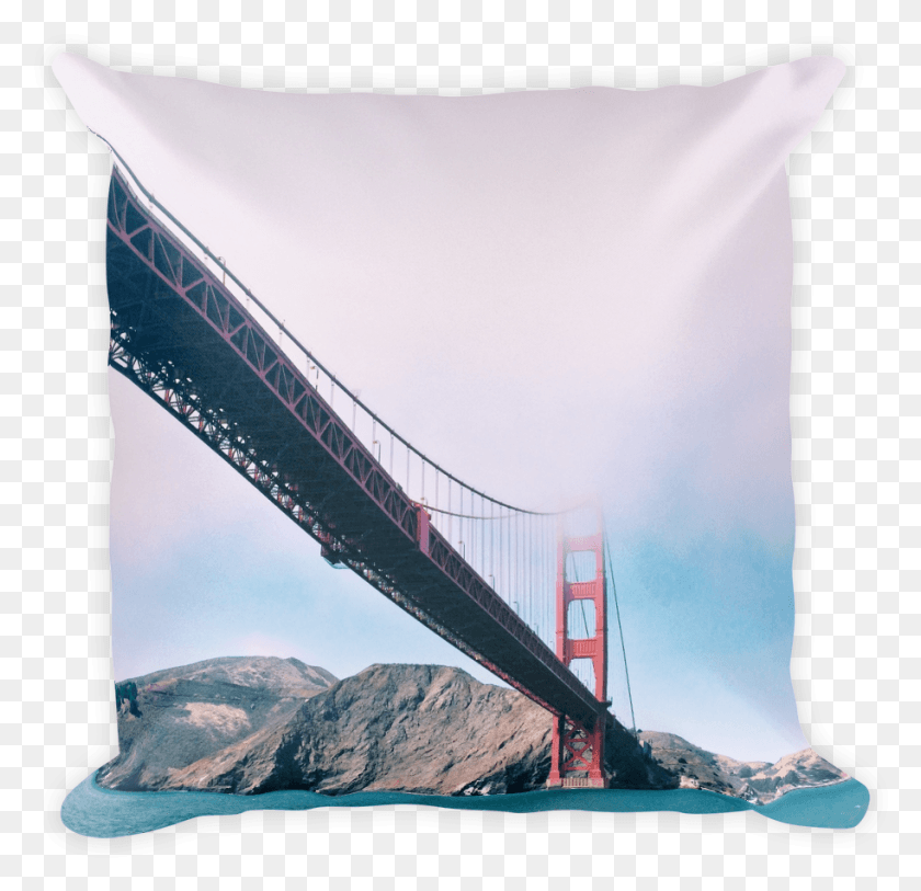 913x882 Decorative Throw Pillow Golden Gate Bridge San Francisco Golden Gate Bridge, Building, Suspension Bridge, Rope Bridge HD PNG Download