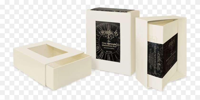 742x361 Deep Rectangle Matchbook Box Ivory Box, Crowd, Furniture, Bottle HD PNG Download