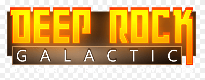 4000x1383 Deep Rock Galactic Logo, Text, Word, Alphabet HD PNG Download
