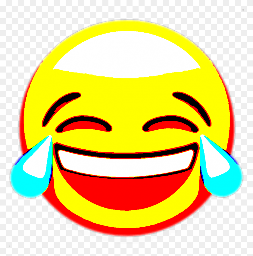 1041x1051 Deepfry Deepfried Emoji Dank Dank Emoji Transparent Laughing Emoji Clear Background, Label, Text, Graphics HD PNG Download