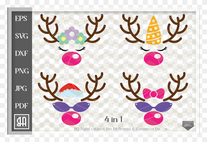 1580x1052 Deer, Rug, Pattern, Paper HD PNG Download