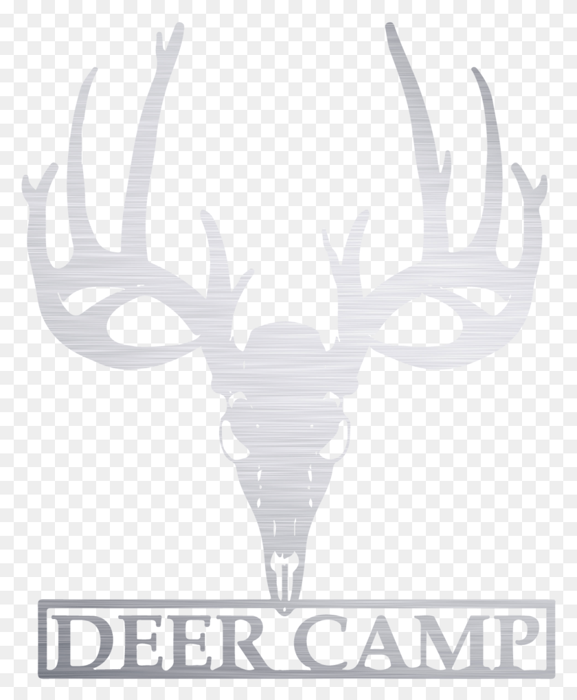 780x959 Deer Camp Metal Sign Antler, Poster, Advertisement, Animal HD PNG Download