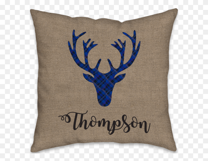 601x591 Deer Head Drawing Simple, Pillow, Cushion, Home Decor HD PNG Download