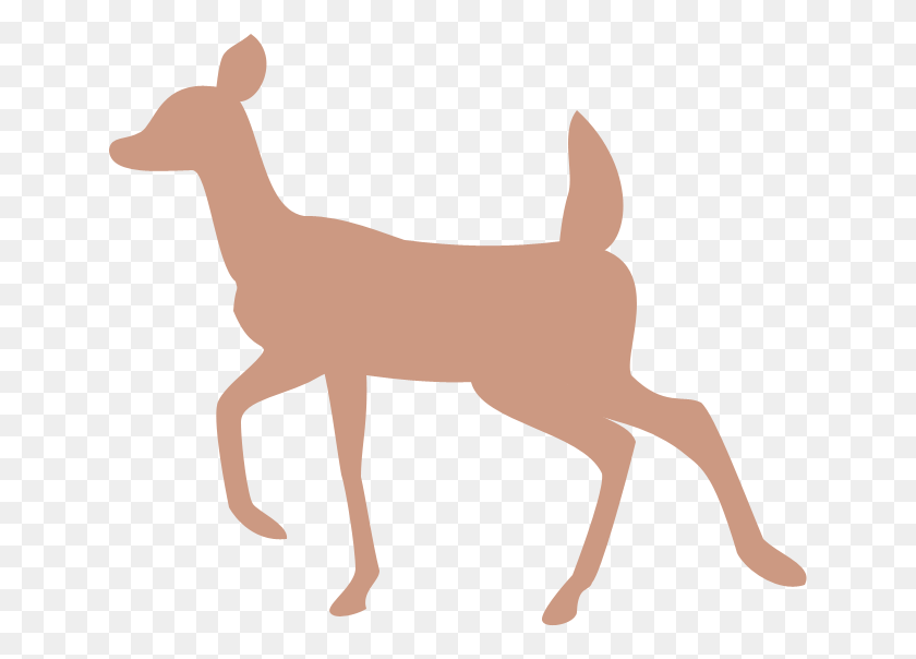 641x544 Deer Portable Network Graphics Clip Art Silhouette Transparent Background Doe Silhouette, Mammal, Animal, Wildlife HD PNG Download