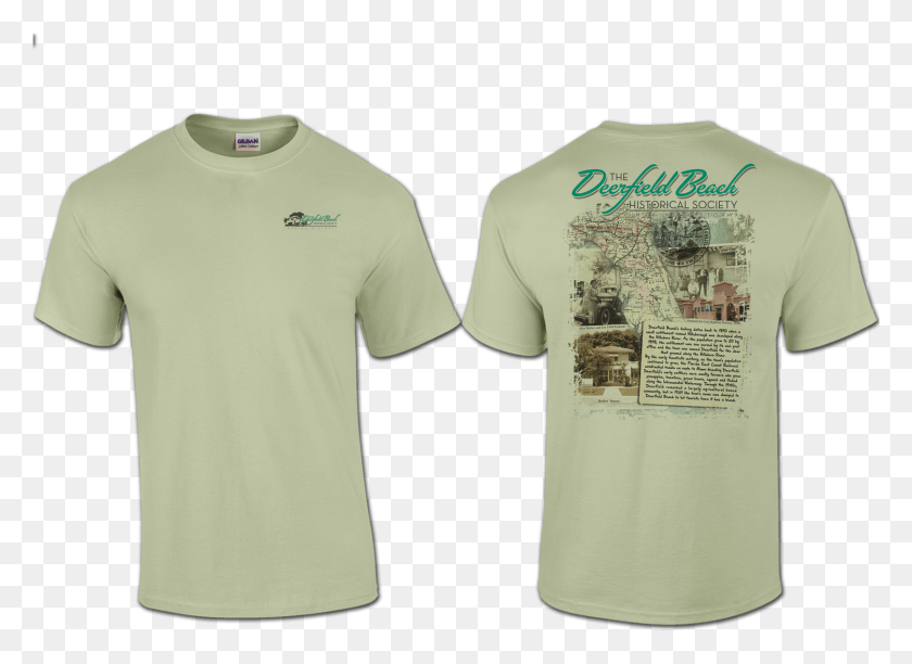 1501x1063 Deerfield Beach Historical Society Campaign T Shirt, Clothing, Apparel, T-shirt HD PNG Download