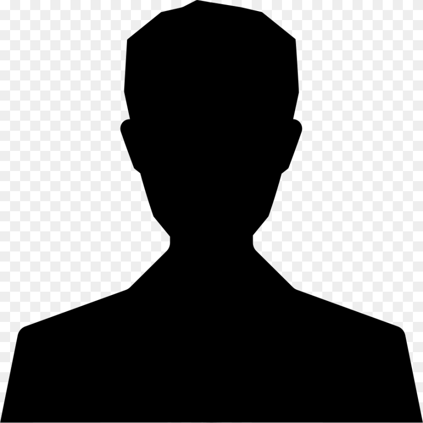 Default Avatar Blank Person, Silhouette, Adult, Male, Man PNG