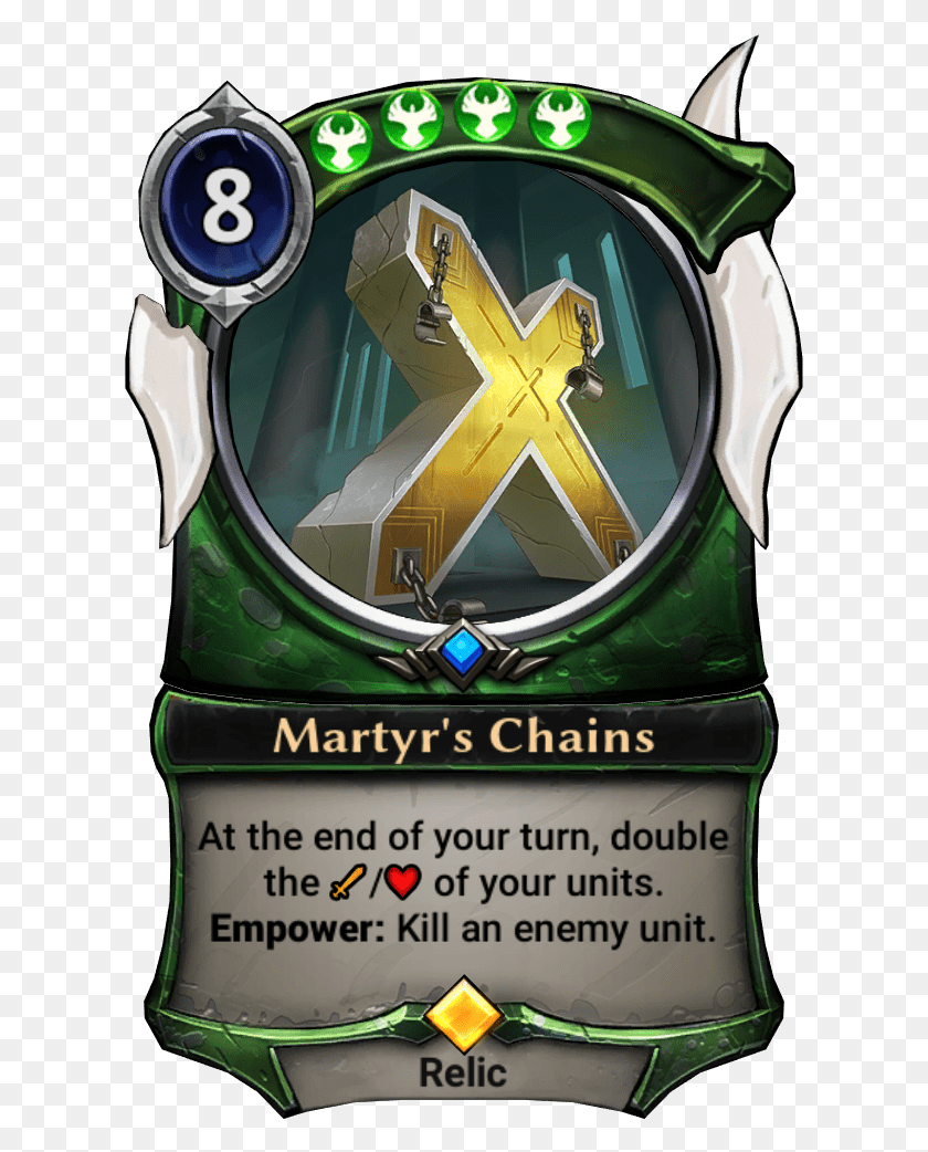 615x982 Defiance Martyr39s Chains Xo Of The Endless Hoard, Symbol, Logo, Trademark HD PNG Download