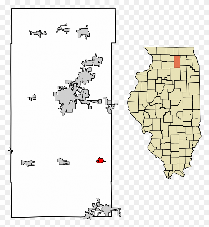 1137x1238 Dekalb County Illinois Incorporated And Unincorporated Cortland Illinois, Map, Diagram, Plot HD PNG Download