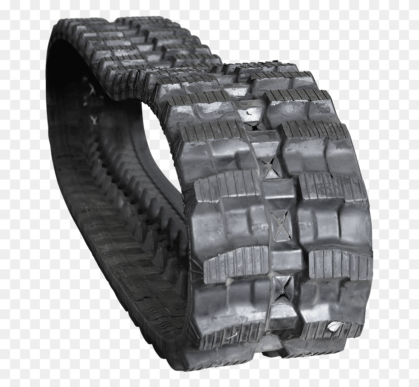 659x716 Dekk Rubber Tracks To Fit Ditchwitch Sk750 Skid Steer Tread, Tire, Train, Vehicle HD PNG Download