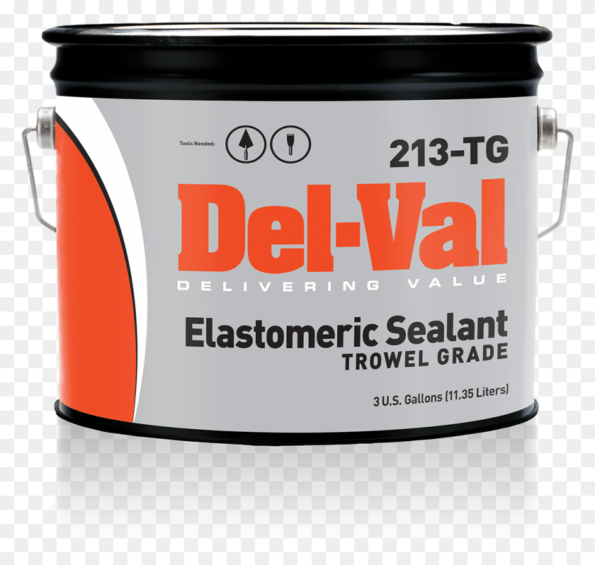 1011x957 Del Val 213 Elastomeric Sealant Trowel Grade Acrylic Paint, Paint Container, Beverage, Drink HD PNG Download