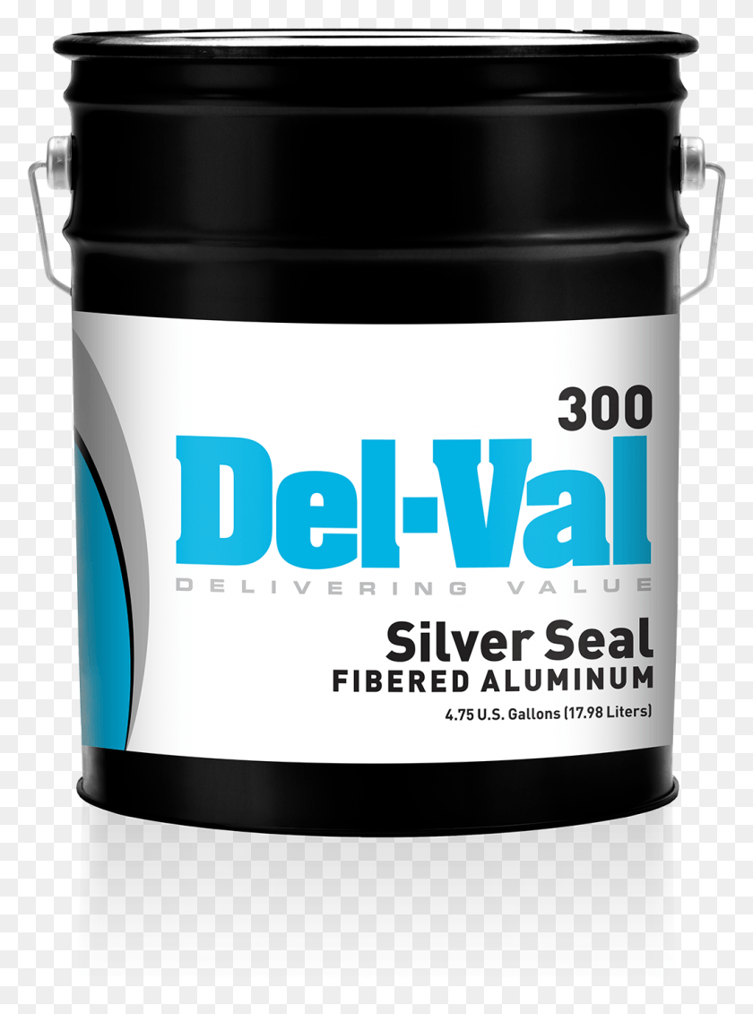 1030x1415 Descargar Png Del Val 300 Silver Seal Fibered Aluminio Plástico, Cosméticos, Cubo, Botella Hd Png