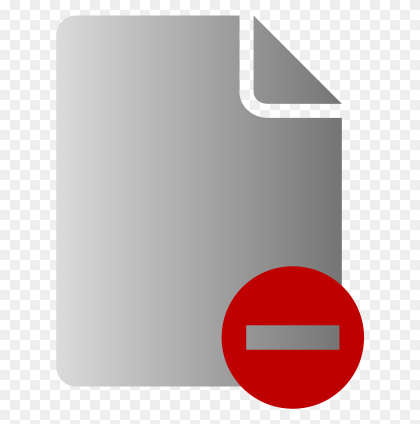618x788 Delete Icon, File Binder, Text, File Folder HD PNG Download